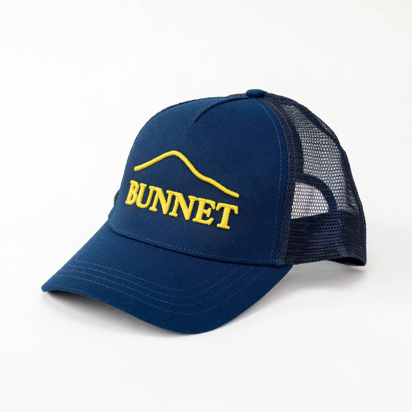 Navy and Yellow Trucker Cap