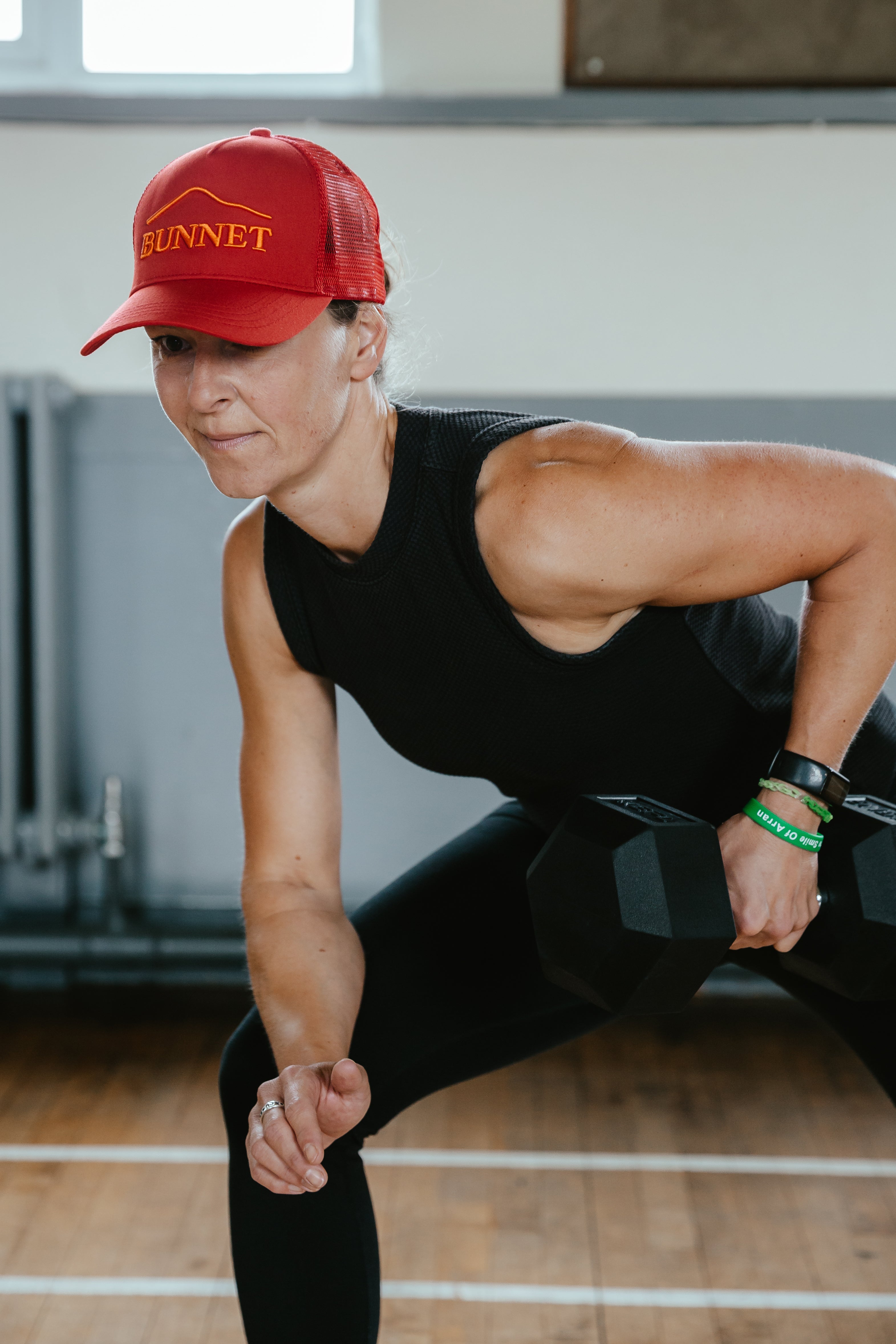 Red and Orange Trucker Cap