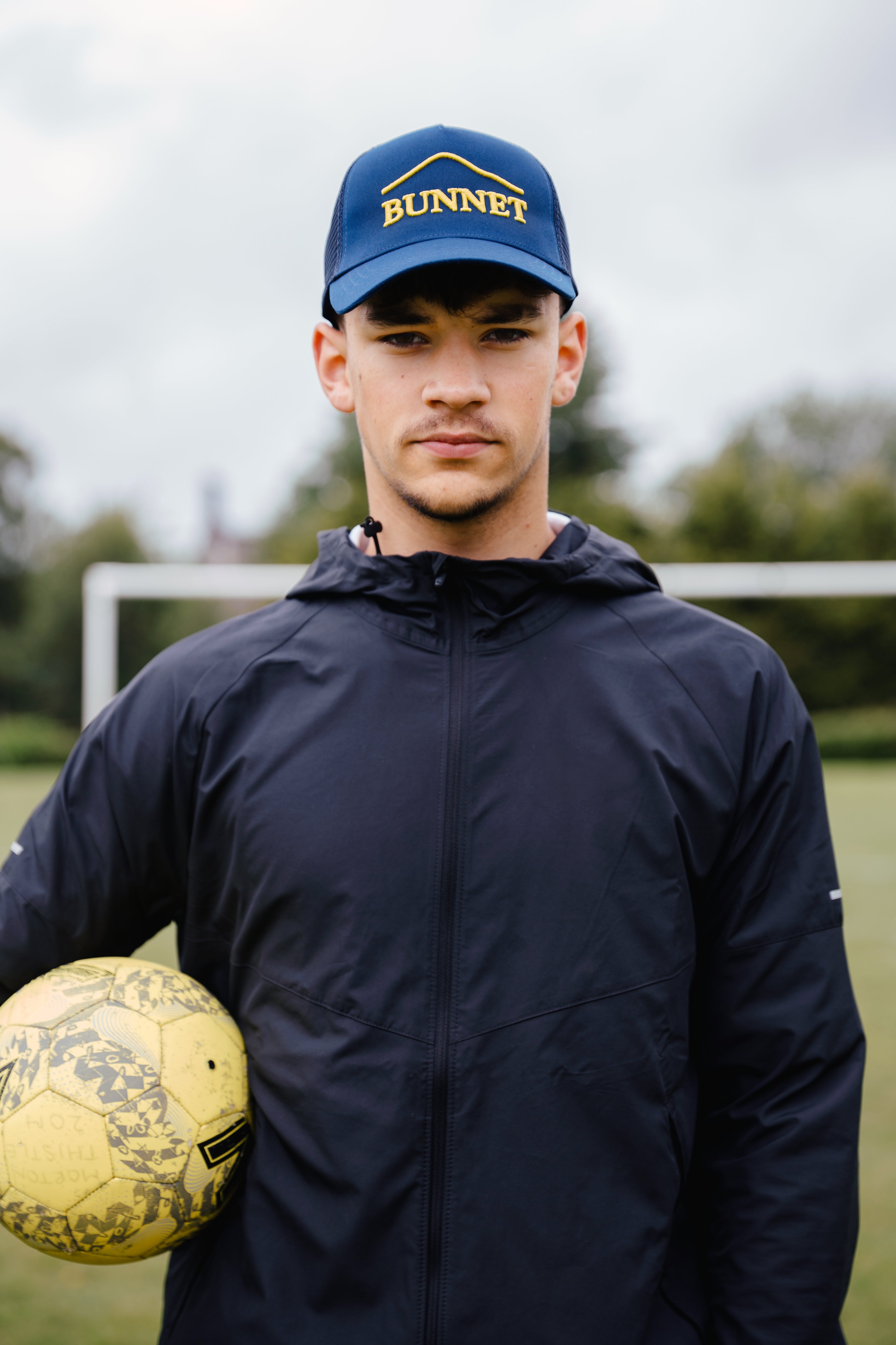 Navy and Yellow Trucker Cap