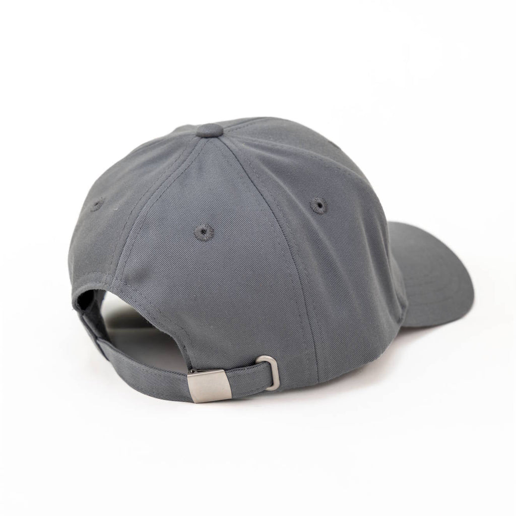 Grey and Oxblood Baseball Cap