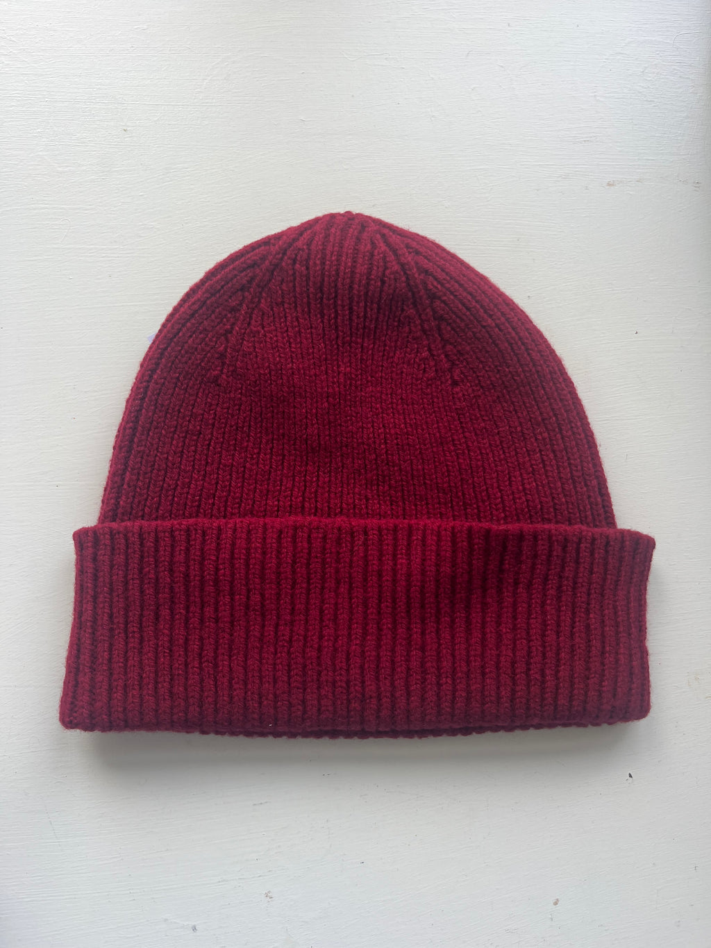 Bracken Red - Lambswool Beanie