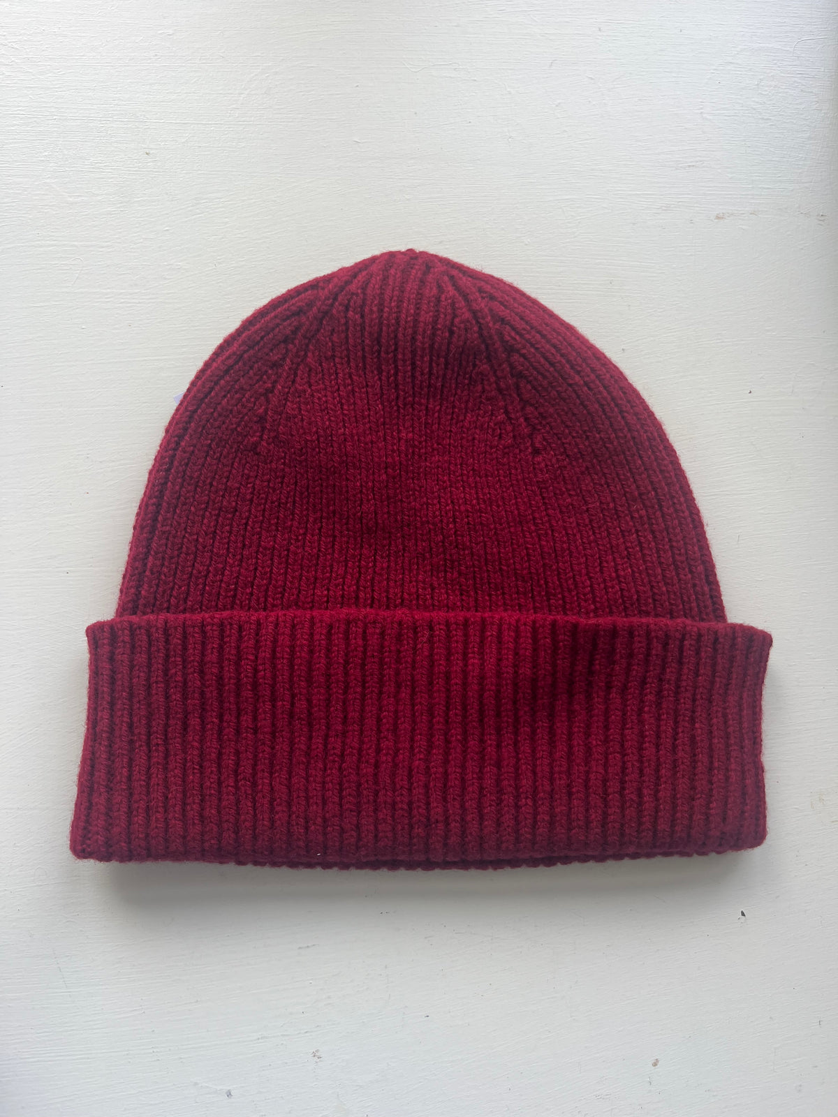 Bracken Red - Lambswool Beanie