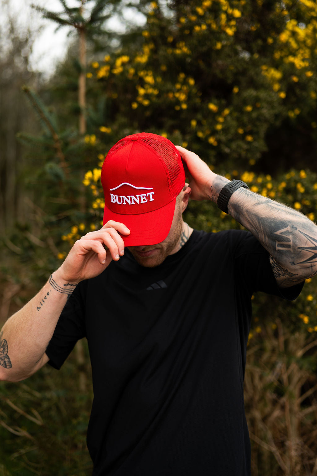 Red and White Trucker Cap