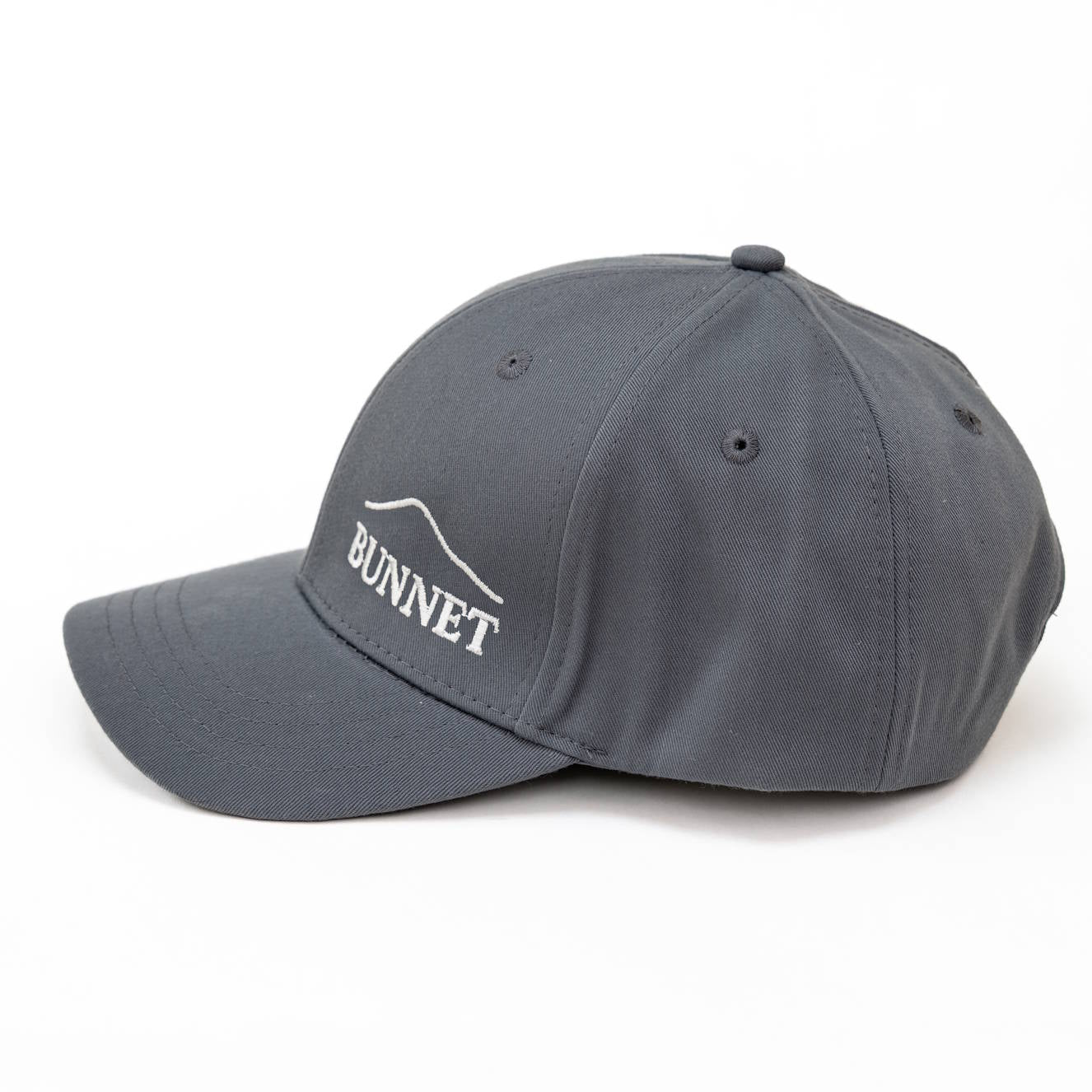 Grey and White Baseball Cap