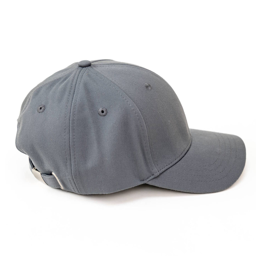 Grey and White Baseball Cap
