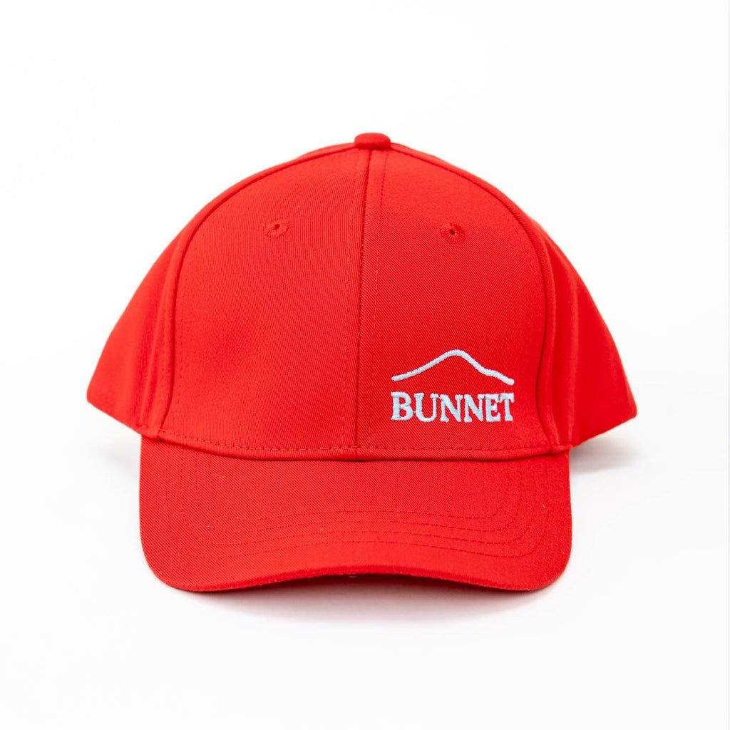 Red and Ice Blue Baseball Cap