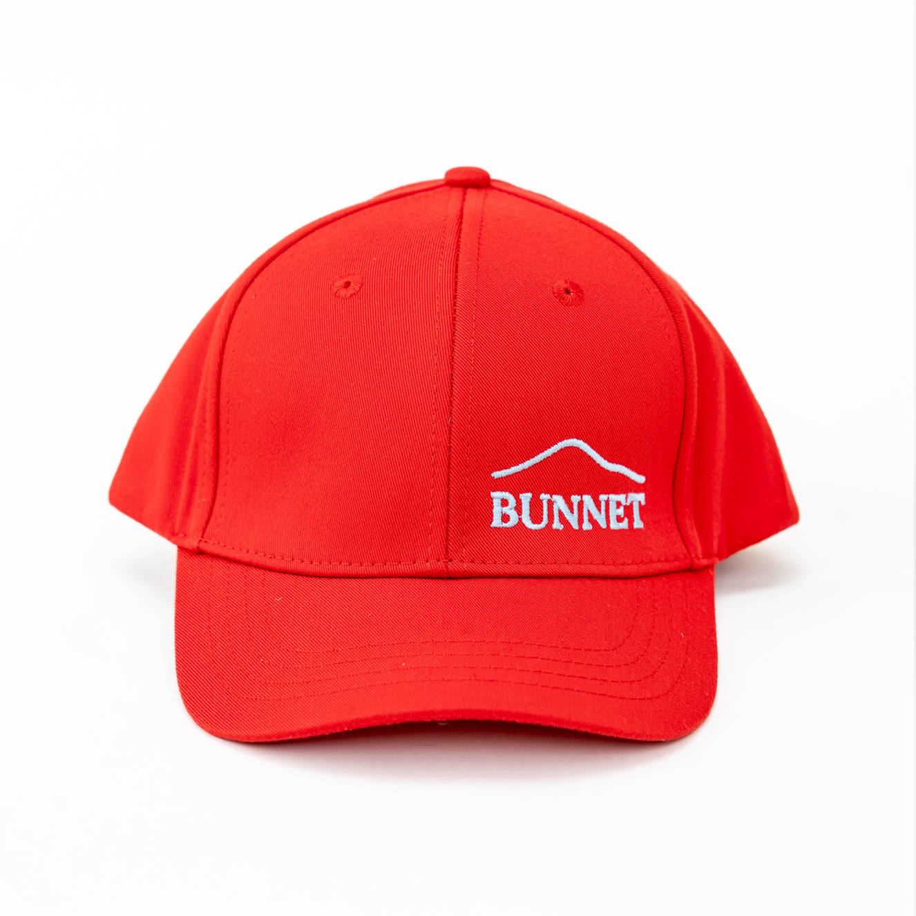 Red and Ice Blue Baseball Cap