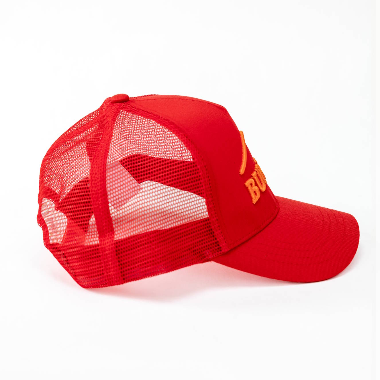 Red and Orange Trucker Cap