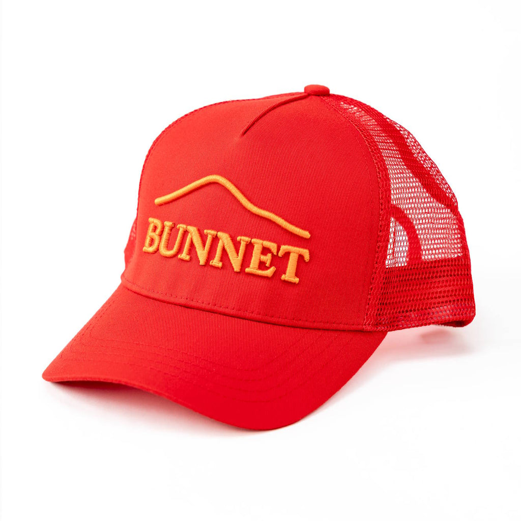 Red and Orange Trucker Cap